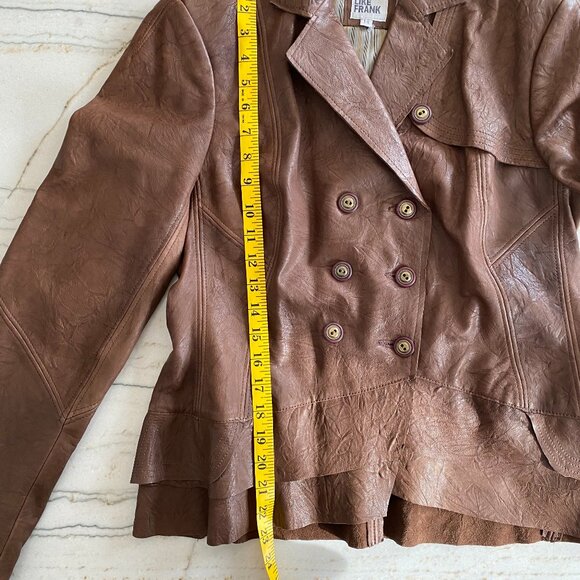 People Like Frank Leather Jacket Sz M - Picture 7 of 10